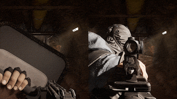 an animated gif showcasing multiplayer gameplay in crossfire sierra storm