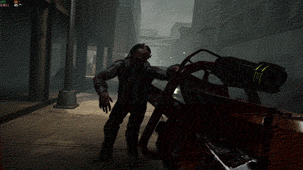 A gif showcasing the chainsaw in Propagation: Top Survivors